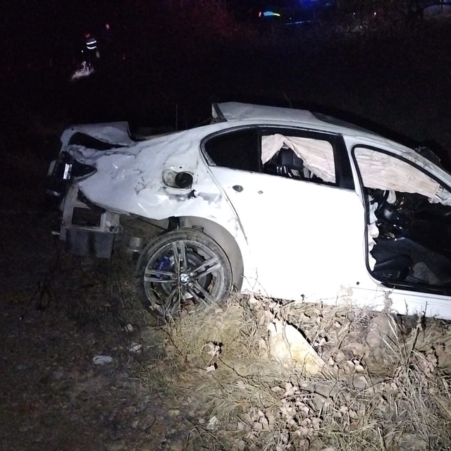 Nevşehir'de devrilen otomobildeki 1 kişi öldü, 3 kişi yaralandı