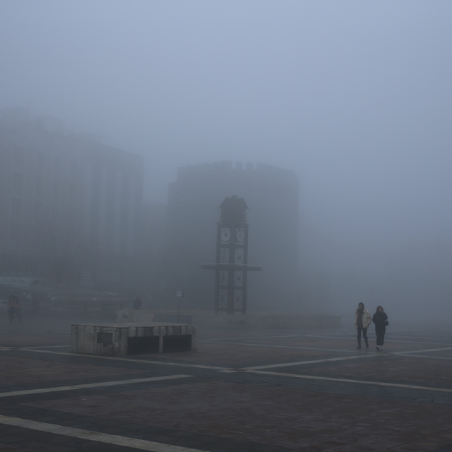 Diyarbakır'da sis etkili oldu