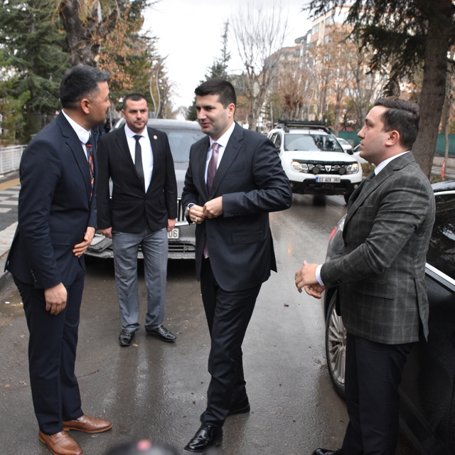 Ülkü Ocakları Genel Başkanı Yıldırım, Afyonkarahisar'da teşkilat mensupları...