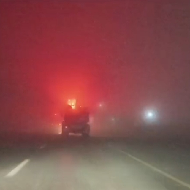 Batman'da sis; görüş mesafesi 20 metreye düştü