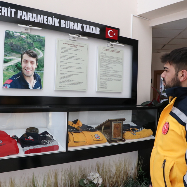 Afrin şehidi paramedik Burak Tatar'ın adı ve hatıraları Erzurum'da yaşatılı...