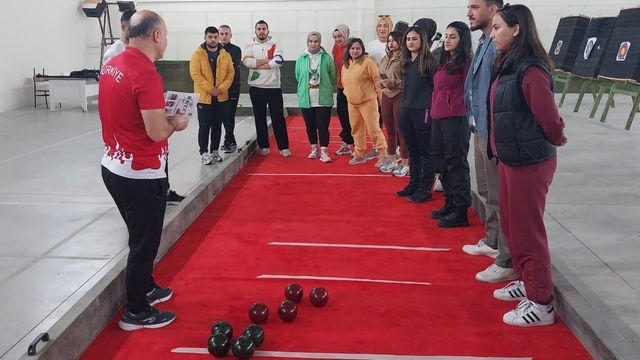 Osmaniye'de bocce yardımcı antrenörlük kursu düzenlendi