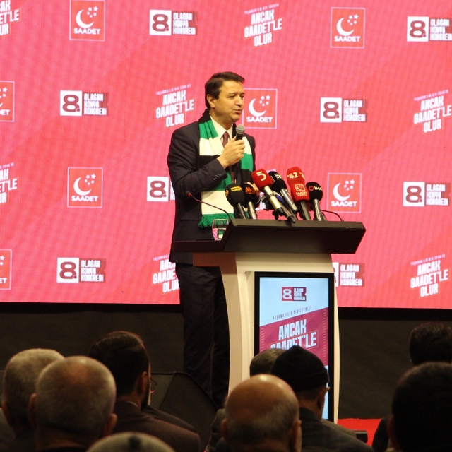 Arıkan, Saadet Partisi Konya 8. Olağan İl Kongresi'nde konuştu: