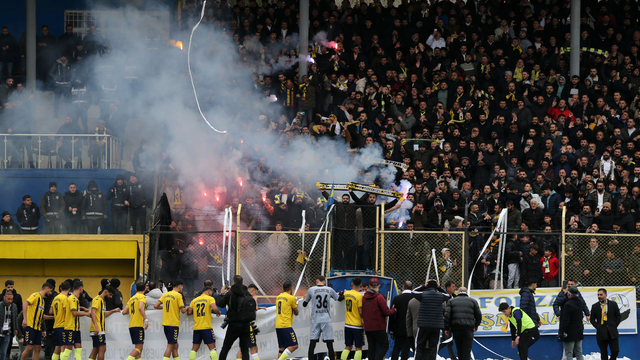 Bitlis'te amatör lig maçında kavga