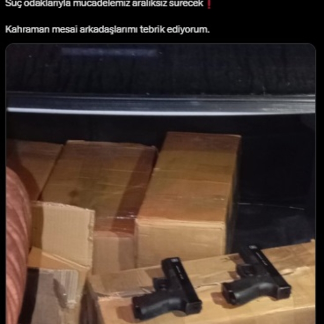 Bursa'ya otomobilde 150 adet suikast tabancası ele geçirildi; 1 kişi tutukl...