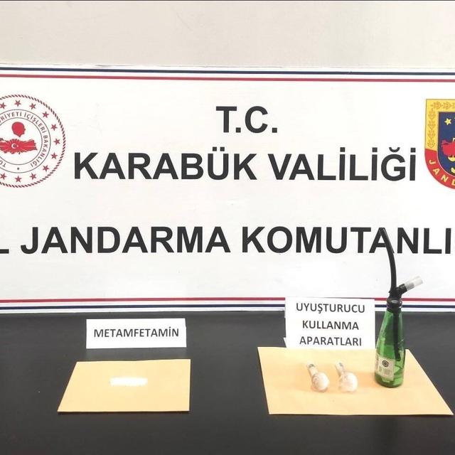 Karabük'te uyuşturucuyla yakalanan zanlıya 72 bin 175 lira ceza