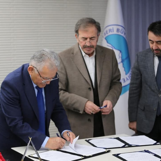 Kayseri'de Muhittin Birdal Camisi'nin yapımı için protokol imzalandı