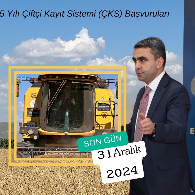 Erzurum İl Tarım ve Orman Müdürlüğünden ÇKS başvurularının 31 Aralık'a kada...