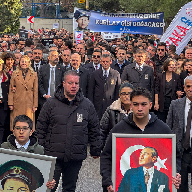 CHP Genel Başkanı Özel, şehit Asteğmen Kubilay'ı anma etkinliğine katıldı