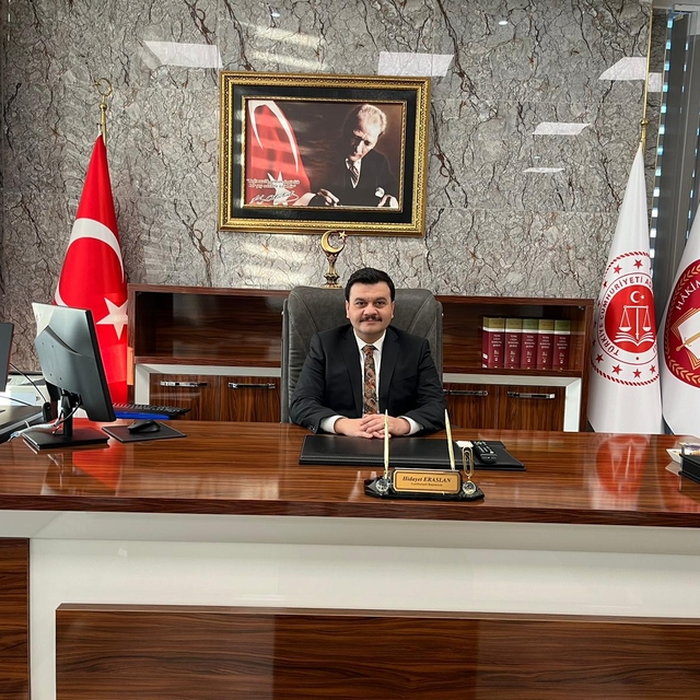 Erdemli Cumhuriyet Başsavcısı Hidayet Eraslan göreve başladı