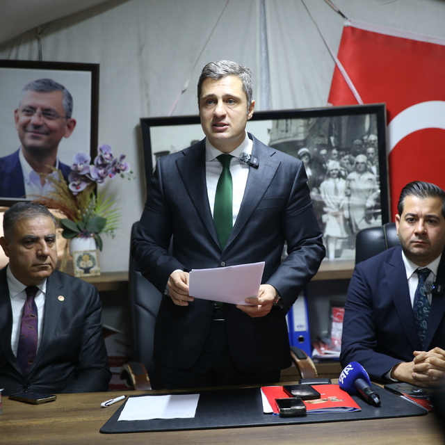 CHP Sözcüsü Deniz Yücel, Hatay'da konuştu: