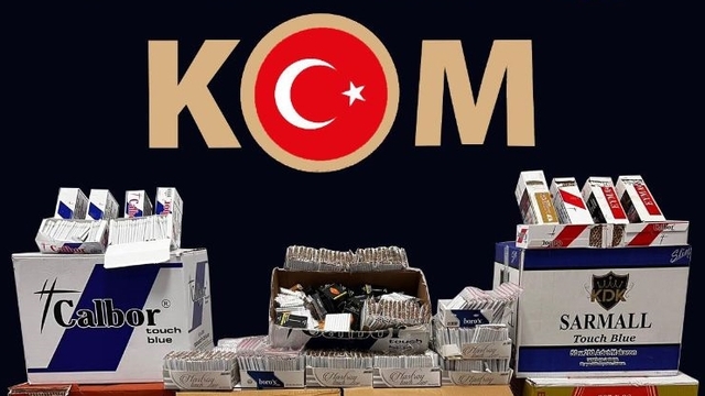 Kocaeli'de 100 bin makaron ele geçirildi