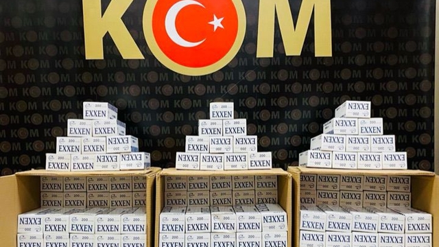 Gümüşhane'de 60 bin makaron ele geçirildi