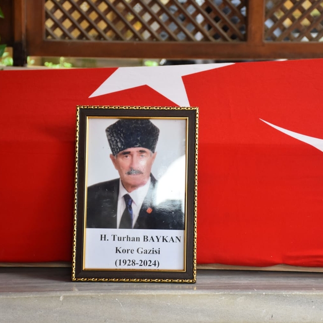 Tekirdağ'da vefat eden Kore gazisi son yolculuğuna uğurlandı