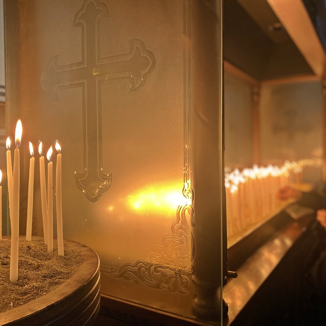 Mersin'de Rum Ortodoks Kilisesi'nde Noel ayini yapıldı