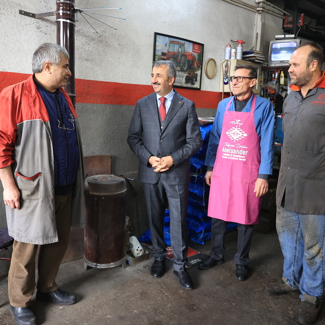 Edirne Valisi Sezer sanayi esnafını ziyaret etti