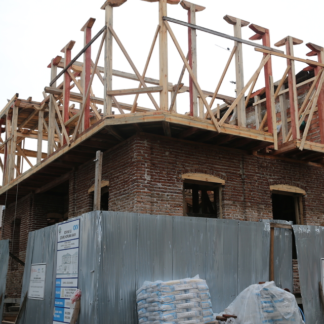 Edirne'de tarihi konakların restorasyonu sürüyor