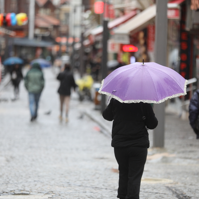 Edirne'de sağanak etkili oldu