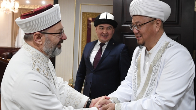 Diyanet İşleri Başkanlığı ile Kırgızistan arasında işbirliği mutabakat zaptı imzalandı