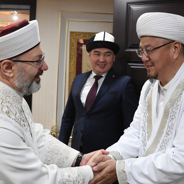 Diyanet İşleri Başkanlığı ile Kırgızistan arasında işbirliği mutabakat zapt...