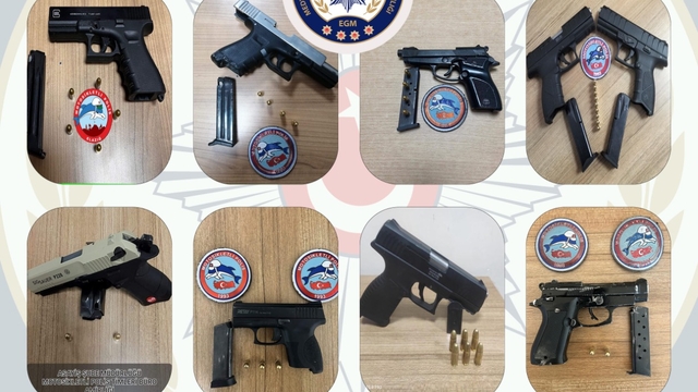 Elazığ'da ruhsatsız silah bulunduran 16 şüpheli yakalandı