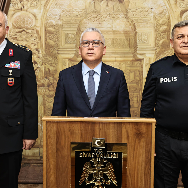 Sivas'ta asayiş bilgilendirme toplantısı yapıldı