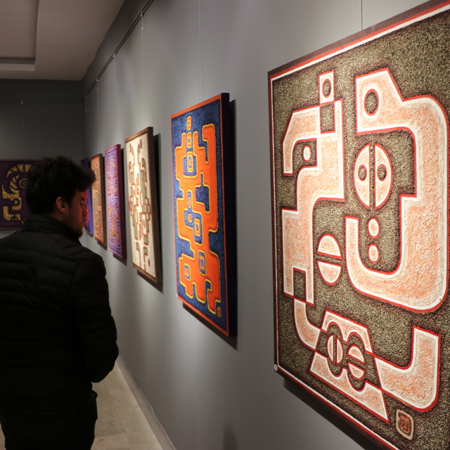 Ressam Prof. Dr. Ahmet Özol, Tekirdağ'da 38'inci sergisini açtı