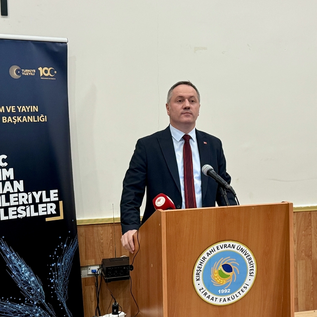 Kırşehir'de "Genç Tarım Orman Elçileri ile Söyleşi" programı düzenlendi