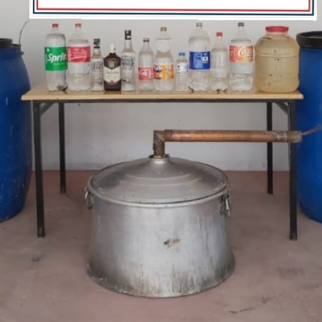 Tokat'ta 1220 litre sahte içki ele geçirildi