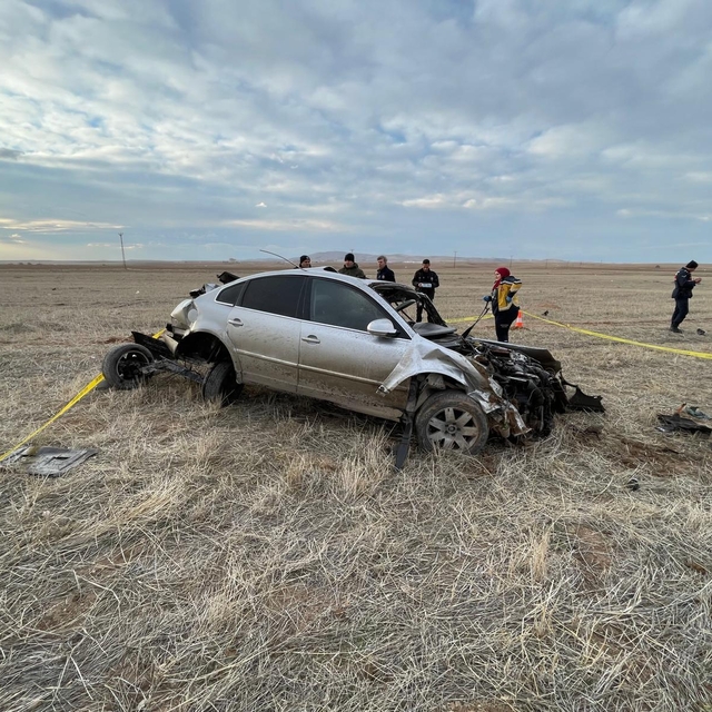 Yozgat'ta devrilen otomobildeki 1 kişi öldü, 1 kişi yaralandı