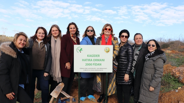KAGİDER, Kocaeli'de 2 bin fidanı toprakla buluşturdu