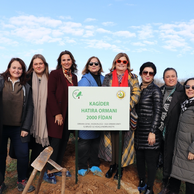 KAGİDER, Kocaeli'de 2 bin fidanı toprakla buluşturdu