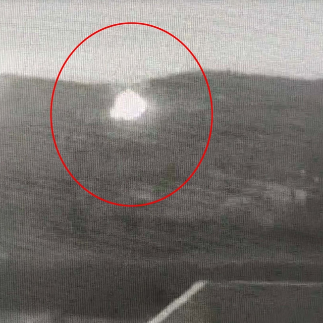 Mühimmat fabrikasındaki patlama kamerada