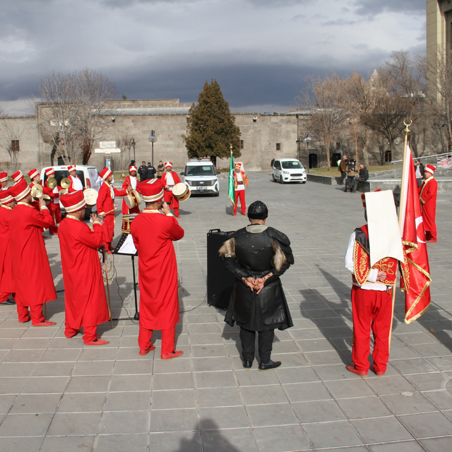 Kayseri'de yükümlülerden oluşan mehter takımı konser verdi