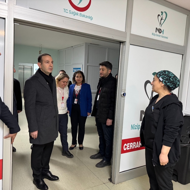 Nizip Kaymakamı Uğurlu, ilçedeki kamu kurumlarını ziyaret etti