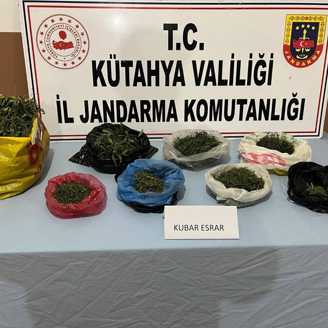 Gediz'de uyuşturucu operasyonunda bir şüpheli yakalandı