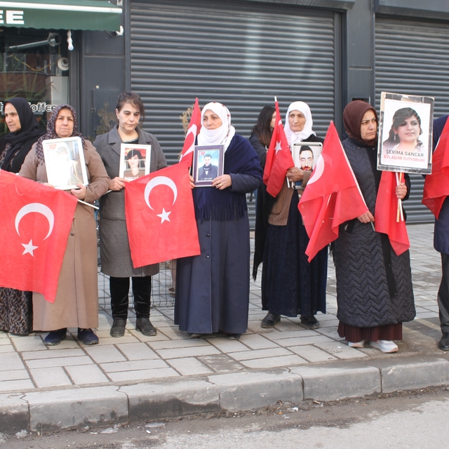Vanlı aileler, DEM Parti İl Başkanlığı önündeki eylemlerini sürdürdü