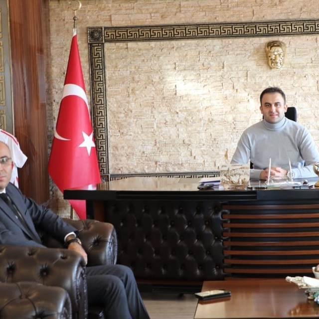 Hasankeyf Kaymakamı İmrak, DSİ 16. Bölge Müdürü Demir'i kabul etti