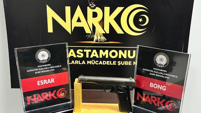 Kastamonu'da uyuşturucu operasyonunda 4 zanlı yakalandı