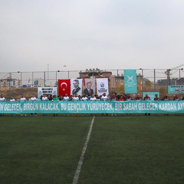 Hatay'da TÜGVA 'GençLig' Futbol Turnuvası başladı