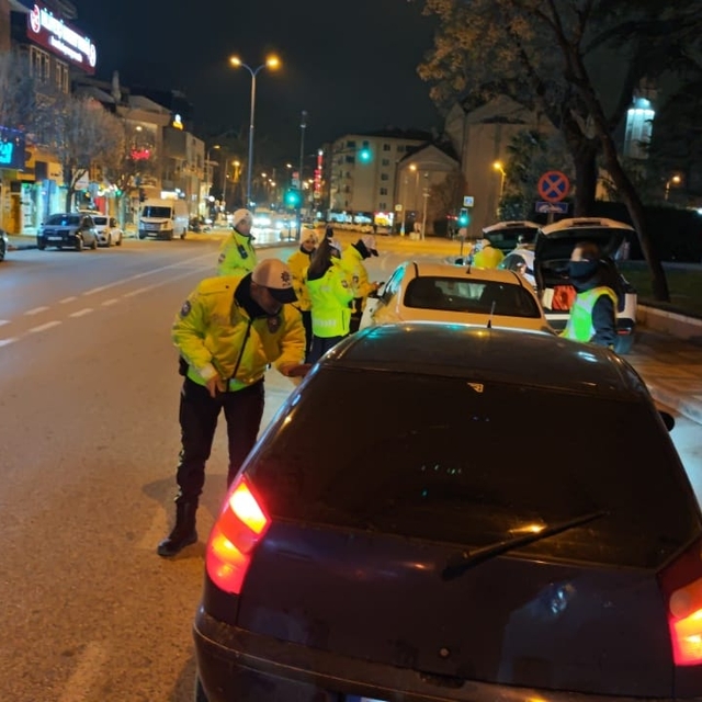 İnegöl'de trafik uygulaması gerçekleştirildi