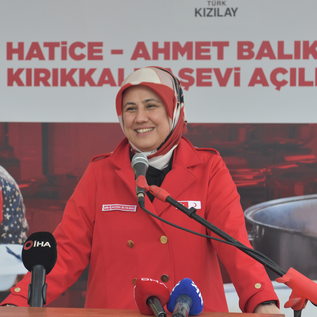 Türk Kızılay Genel Başkanı Yılmaz, Kırıkkale'de konuştu: