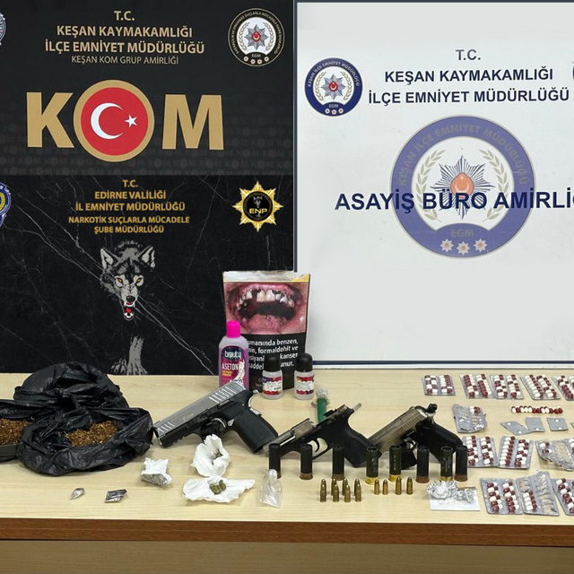 Edirne'de uyuşturucu operasyonu: 20 gözaltı