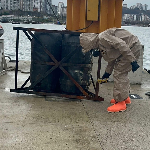 Ordu'da denizde bulunan iki varilde şüpheli bulguya rastlanmadı