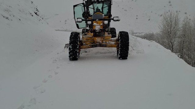 Elazığ'da 106 köy yolu kar nedeniyle ulaşıma kapandı (2)