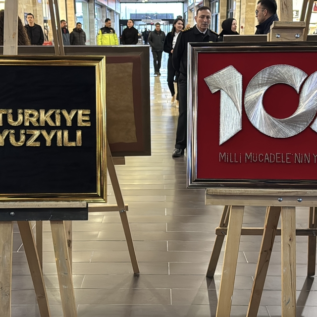 Bolu'da tutuklu ve hükümlülerin eserleri sergilendi