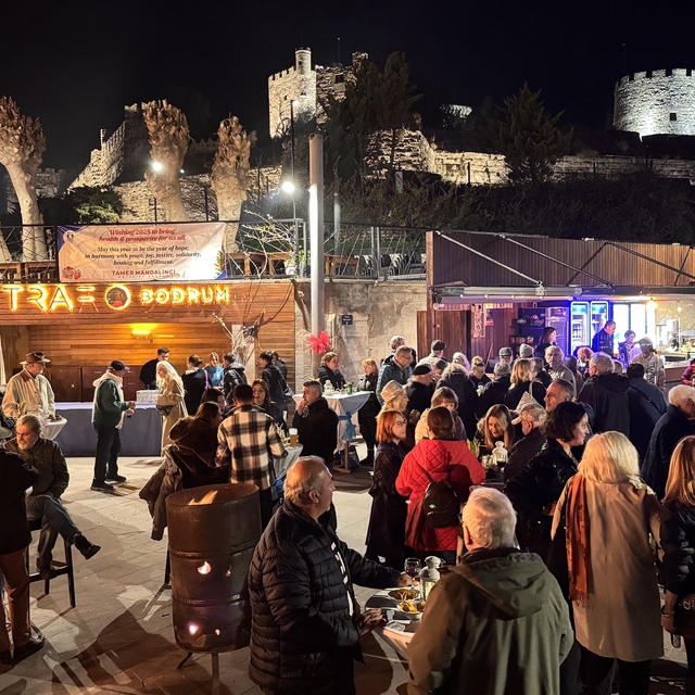 Bodrum'da yaşayan yabancı uyruklular için yılbaşı etkinliği düzenlendi