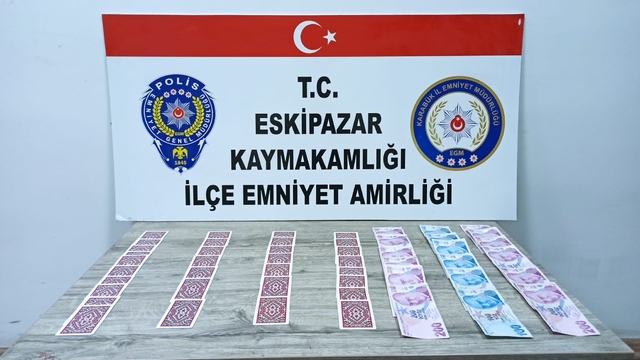 Karabük'te kumar oynayan 4 kişiye 25 bin 700 lira ceza uygulandı