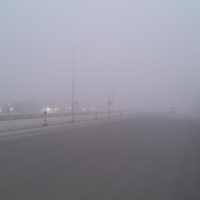 Hatay'da sis etkili oldu