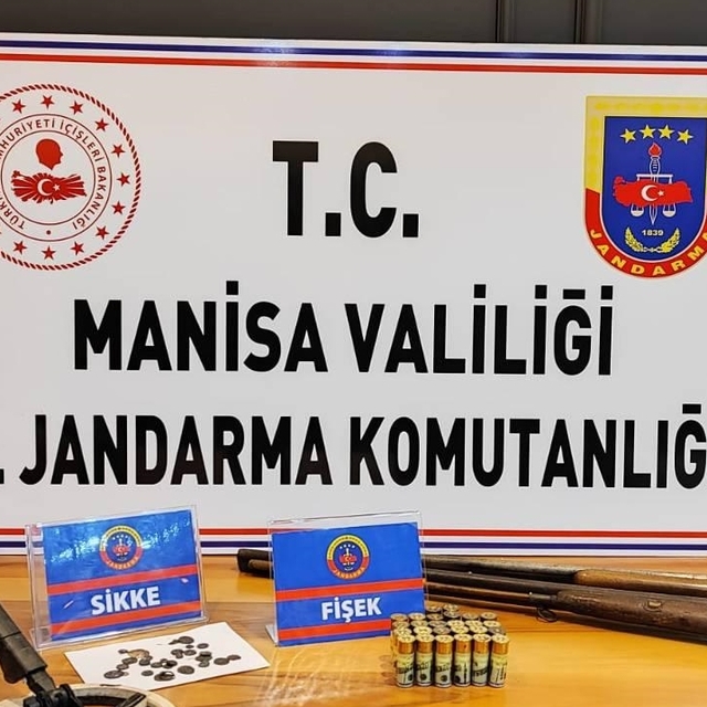 Salihli'de tarihi eser operasyonunda 1 şüpheli yakalandı